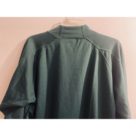 Russell Athletics Pullover Mens Sz M Green Dri Power Stretch Long Sleeve Shirt - Picture 16 of 16